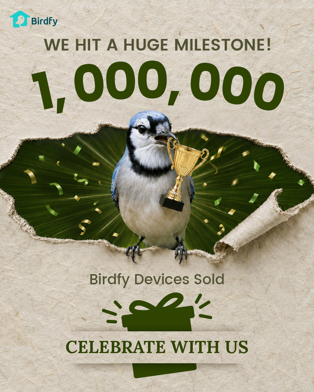 One Million Birdfy Devices, One Year of Backyard Bird Watching Data