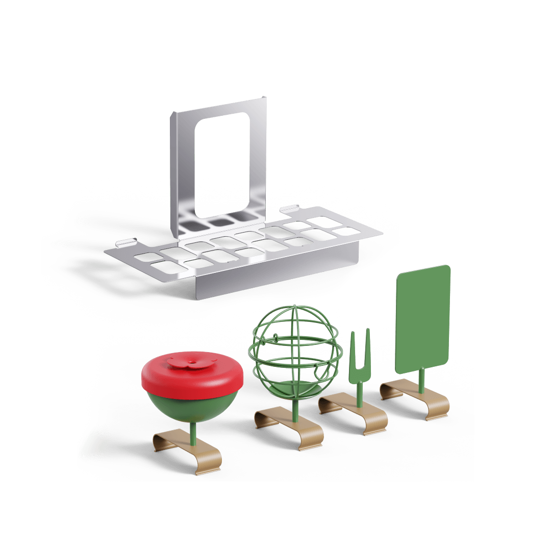 Metal Add-Ons for Birdfy Feeder Bamboo