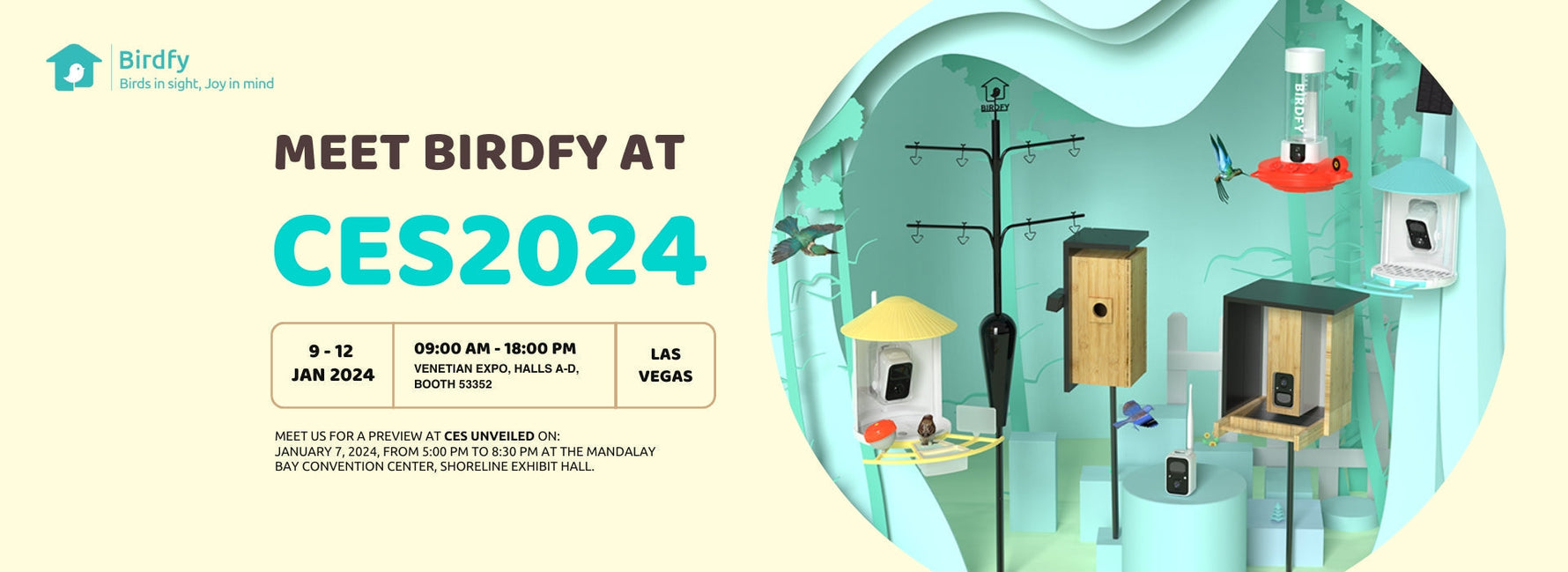 Birdfy's Debut at CES 2024: Unveiling Innovative Solutions for Smart Birding