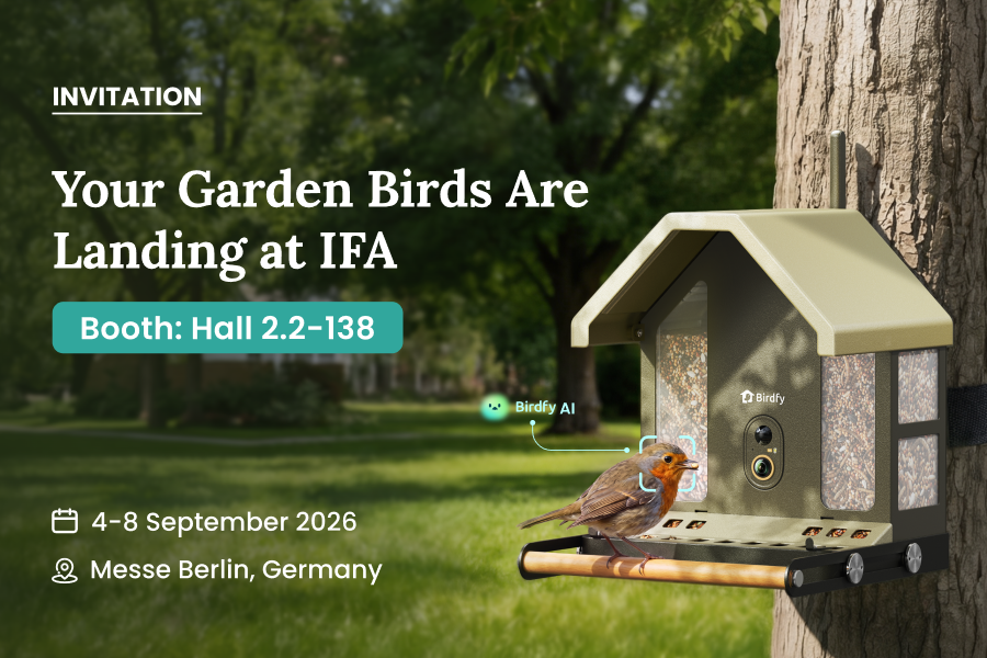 Birdfy to Make Its Debut at IFA 2026 With the Most Advanced Smart Birding Products