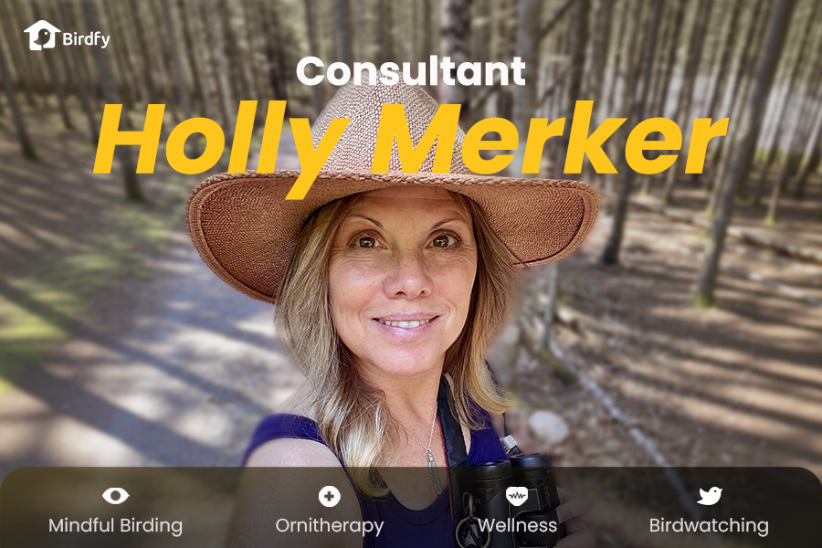 Birdfy Partners With Holly Merker — An Ornitherapy Expert and Board Member of Conservation Organizations