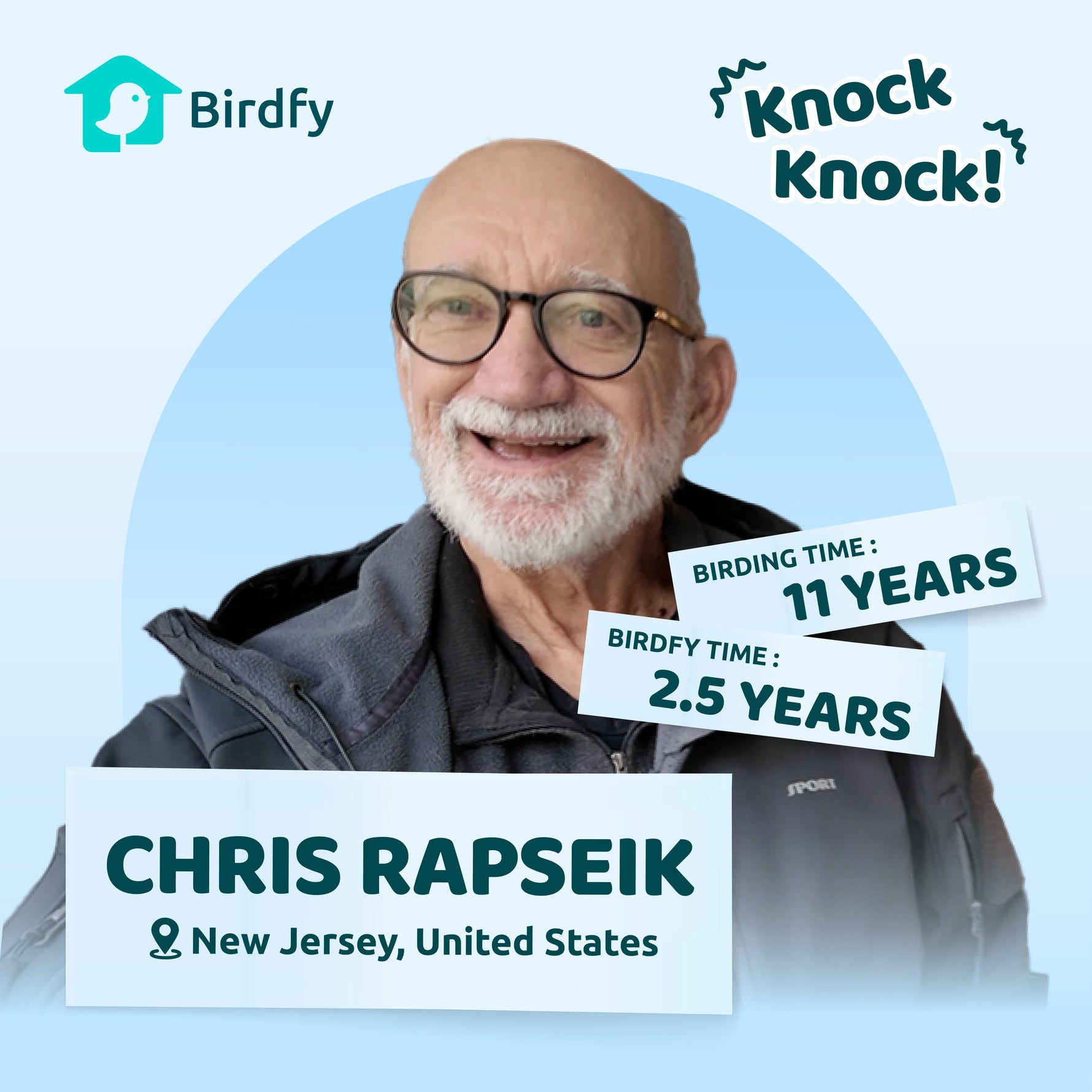 🚪 Knock Knock! Birdfy Home Visit Series Episode Two - Chris Rapseik’s backyard 🏡