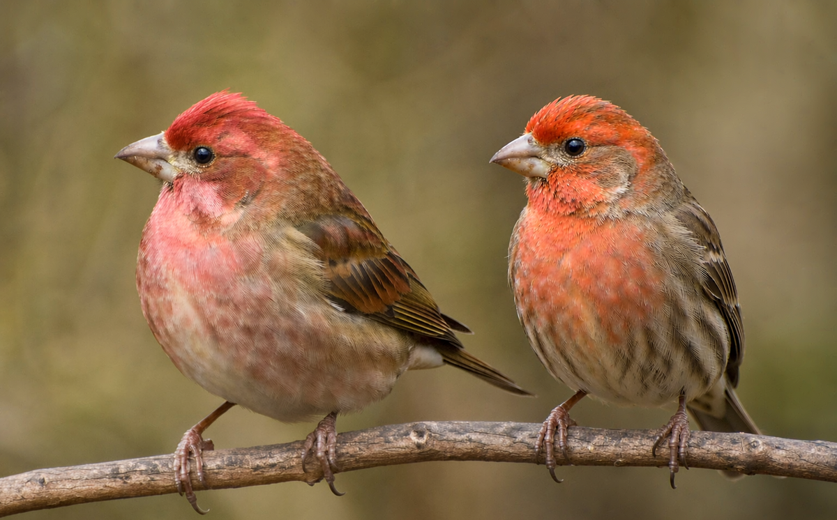 Purple Finch vs. House Finch: Don't Trust the Red
