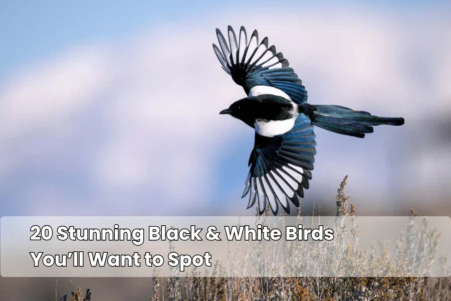 black and white bird