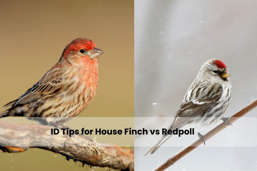 house finch vs redpoll