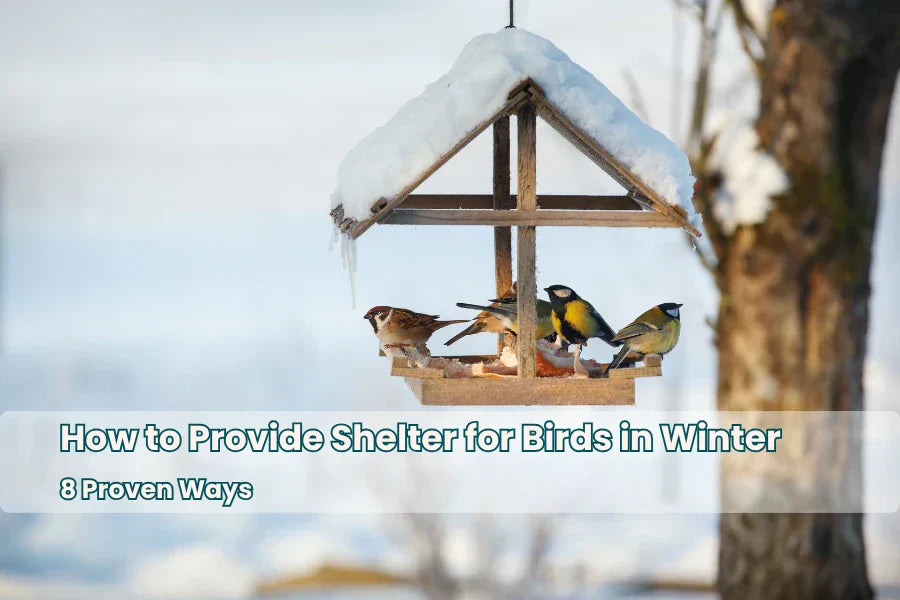 how to provide shelter for birds in winter