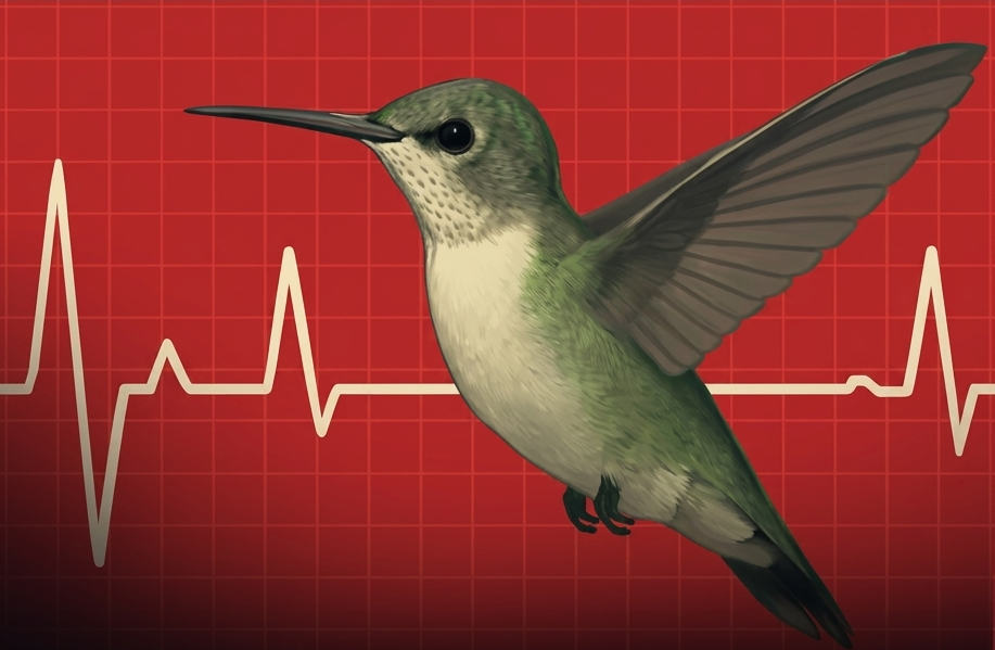 How Fast Does a Hummingbird’s Heart Beat? (250–1,200 BPM Explained)