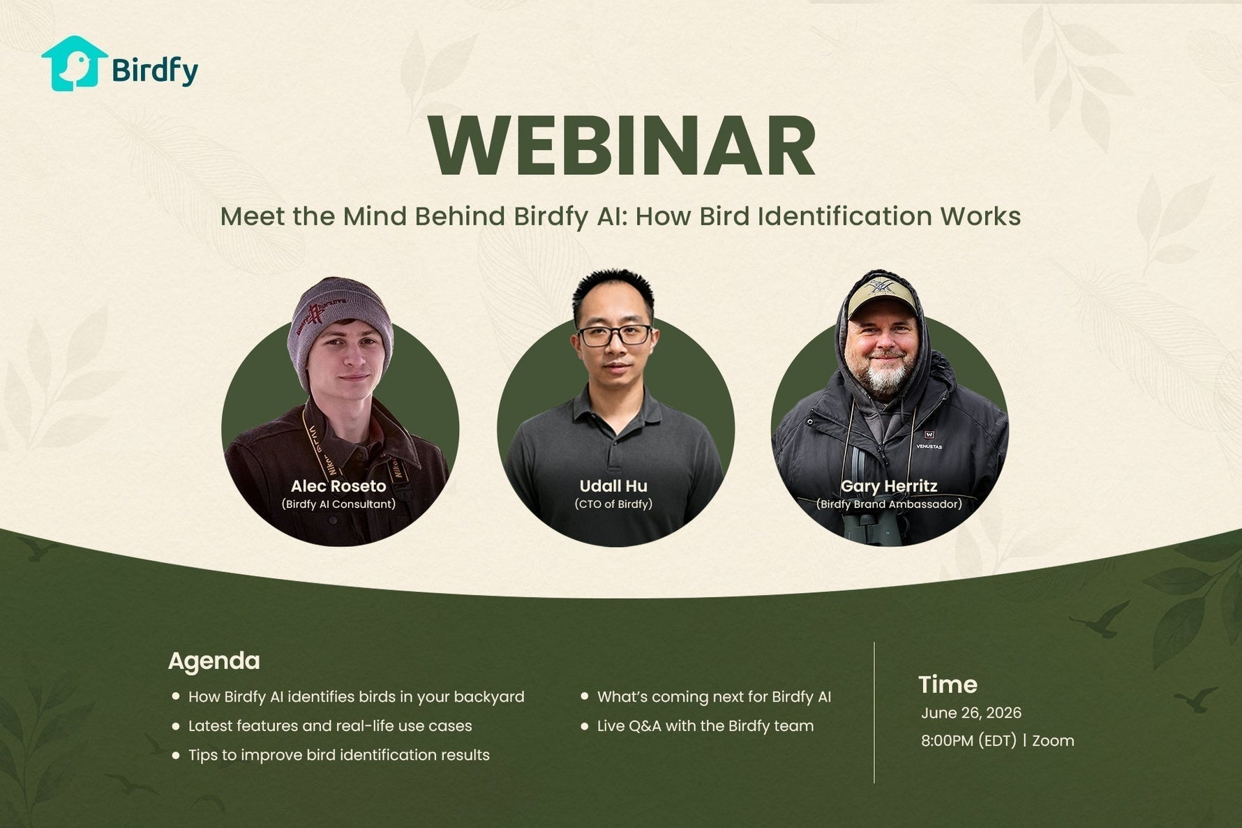 Inside Birdfy’s Tech Webinar: The Latest AI Identification Features and an Updated Model for Smart Birdwatching