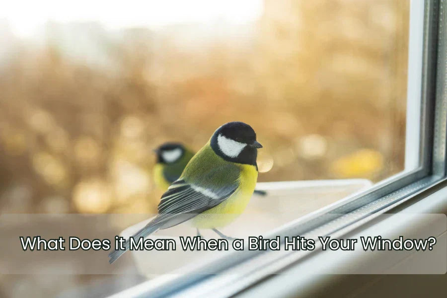 what does it mean when a bird hits your window