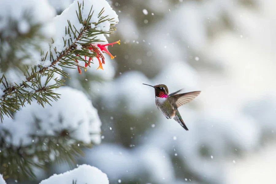 where do hummingbirds migrate to in the winter