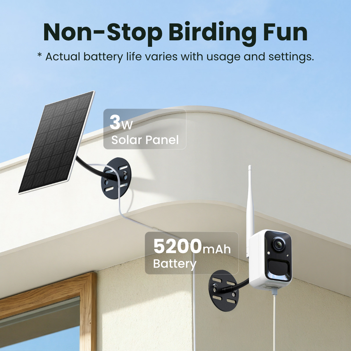 Birdfy Cam - Smart Birdwatching Camera with Bendable Mount
