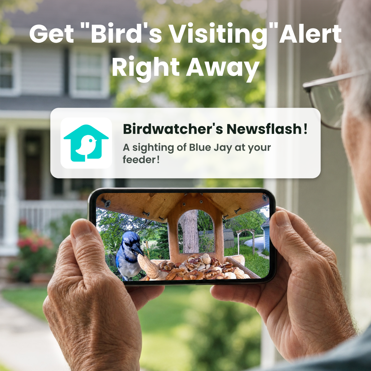 Birdfy Cam - Smart Birdwatching Camera with Bendable Mount