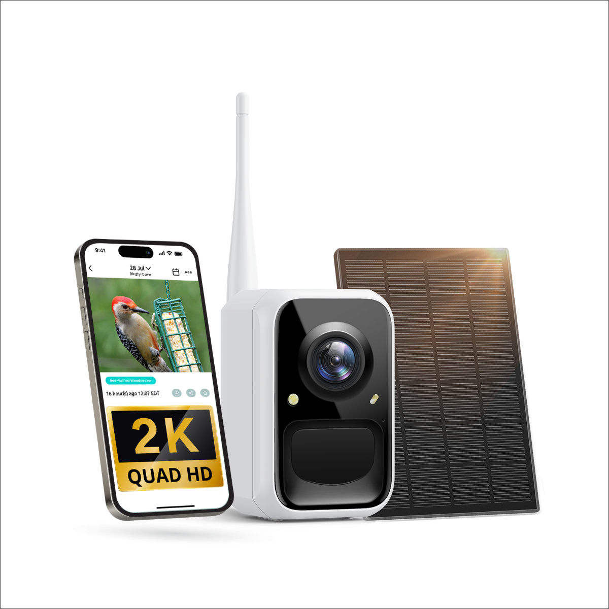 Birdfy Cam - Smart Birdwatching Camera with Bendable Mount