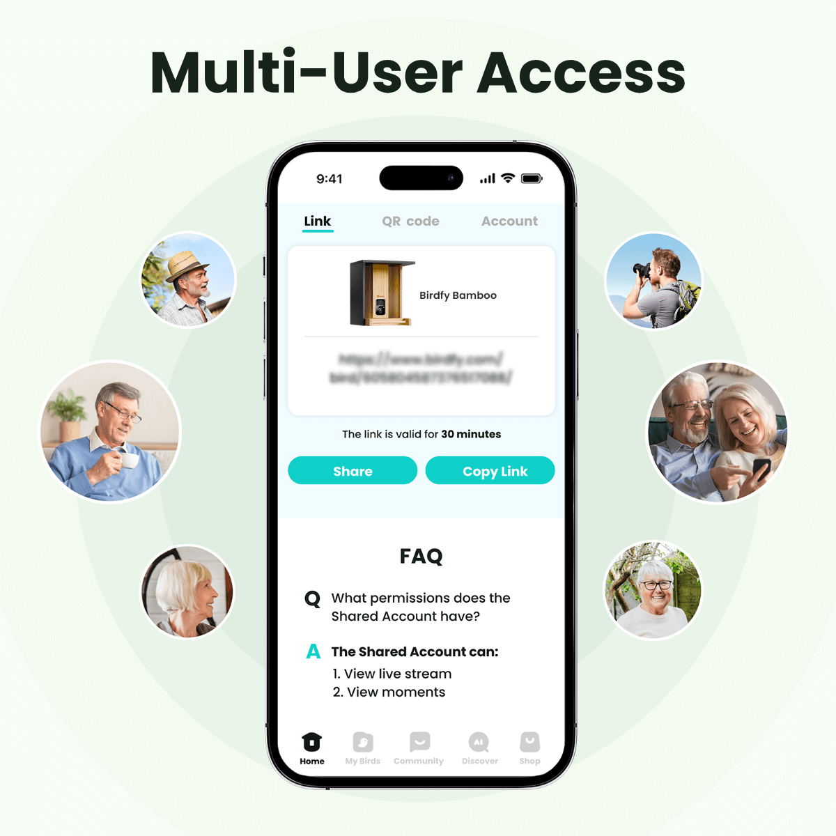 Birdfy Feeder Bamboo - Smart Bird Feeder with Eco-friendly Material