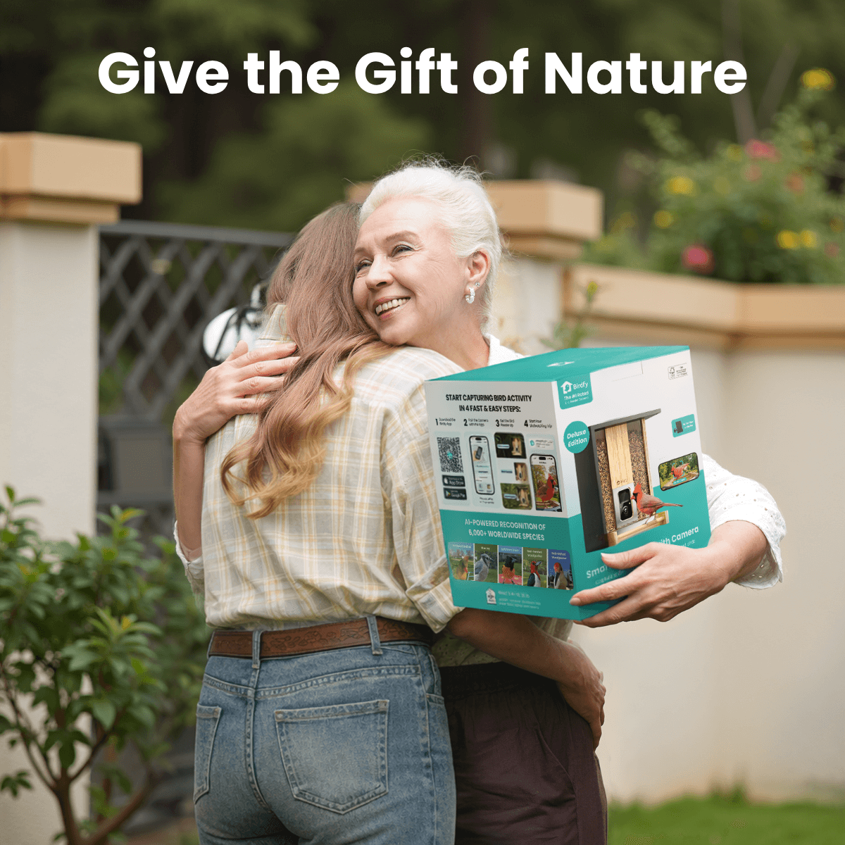 Birdfy Feeder Bamboo - Smart Bird Feeder with Eco-friendly Material