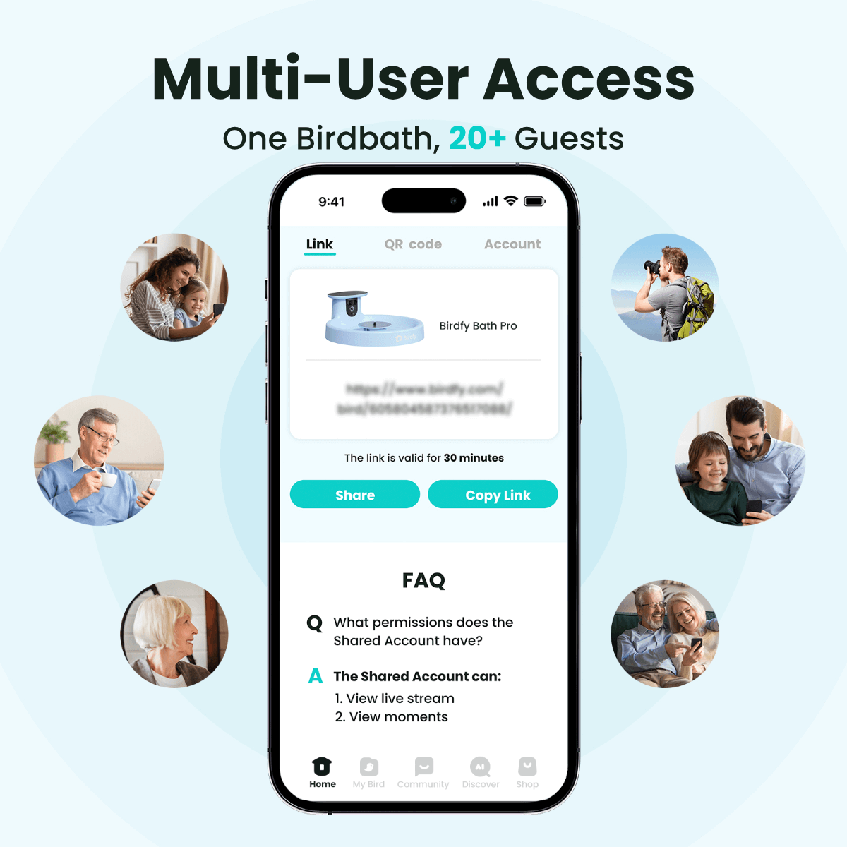 Birdfy Bath Pro - Solar-Powered Smart Birdbath with Fountain