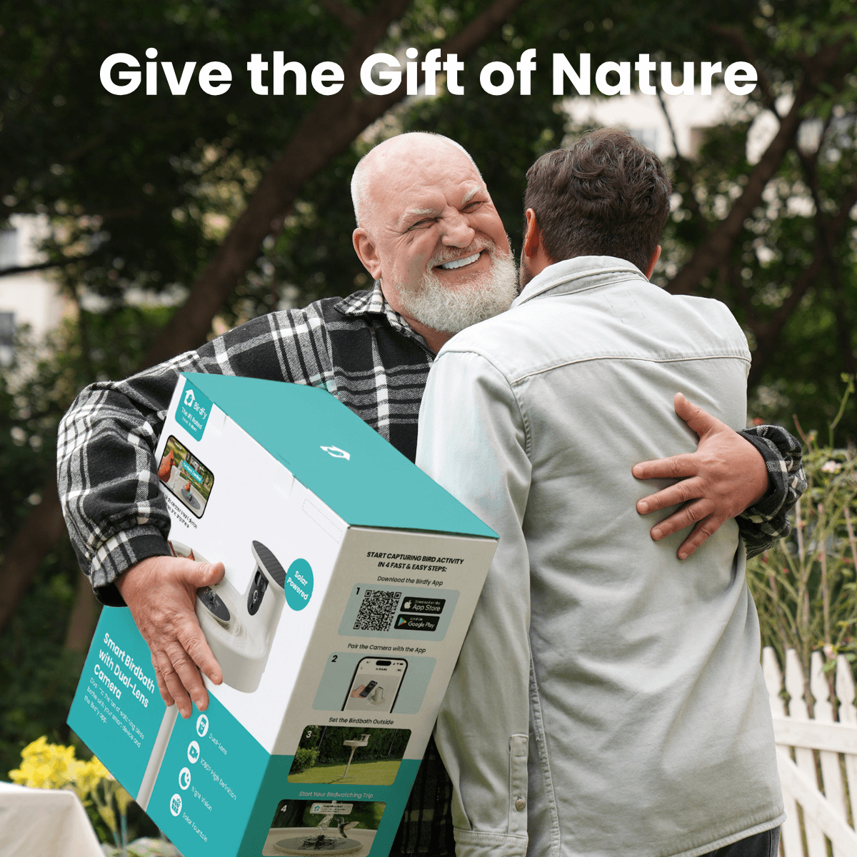 Birdfy Bath Pro - Solar-Powered Smart Birdbath with Fountain