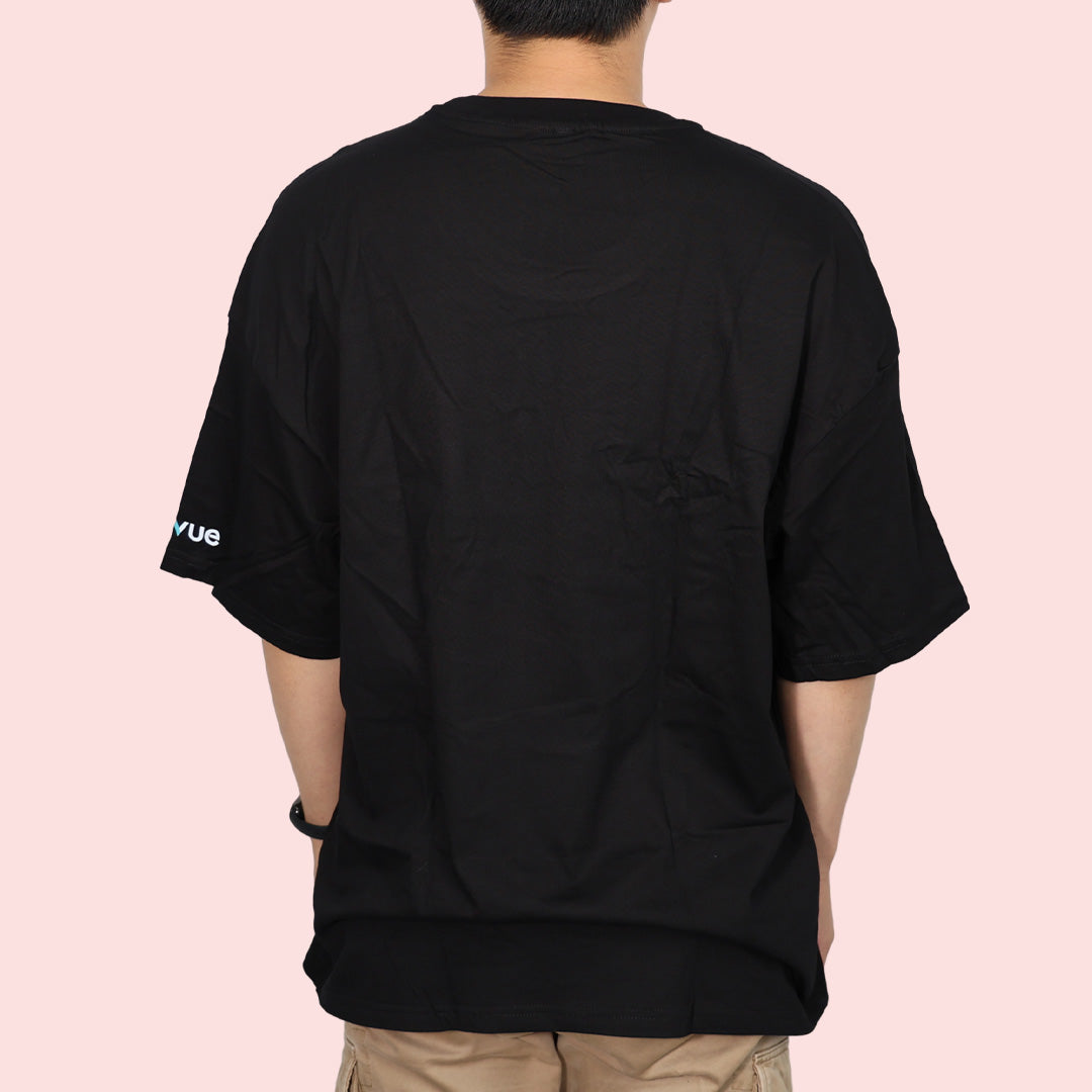 Birdfy Oversize Black T-shirt