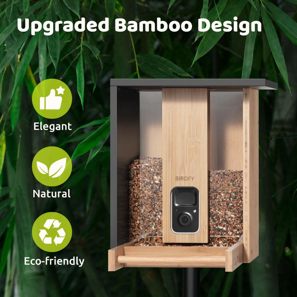 Birdfy Feeder Bamboo Upgrade Smart Bird Feeder With Eco friendly Mat birdfy-feeder-bamboo-upgrade-smart-bird-feeder-with-eco-friendly-mat