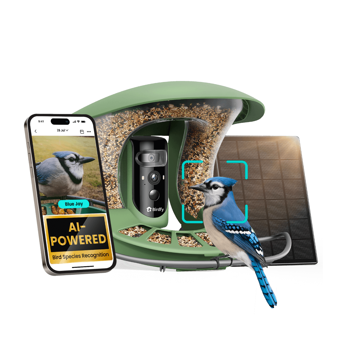 Birdfy Feeder 2 Pro - Dual-Lens Smart Bird Feeder with Camera