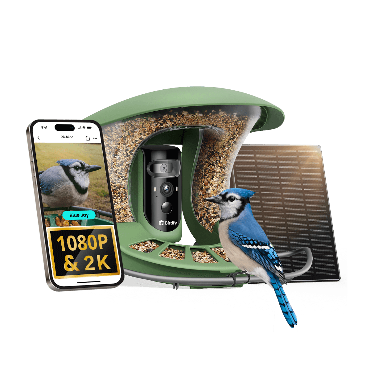 Birdfy Feeder 2 Pro - Dual-Lens Smart Bird Feeder with Camera
