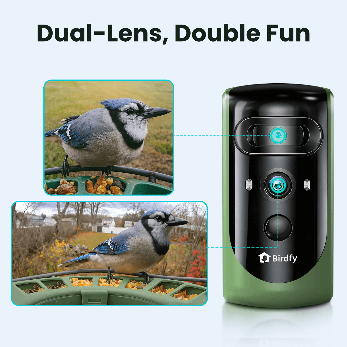Birdfy Feeder 2 Pro - Dual-Lens Smart Bird Feeder with Camera