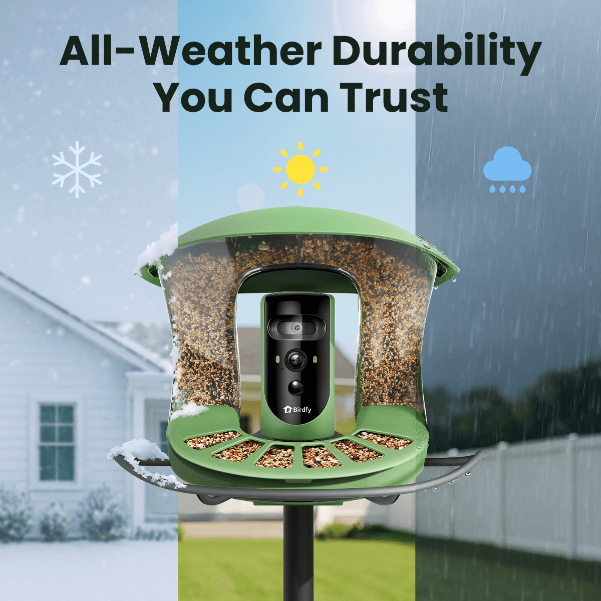 Birdfy Feeder 2 Pro - Dual-Lens Smart Bird Feeder with Camera