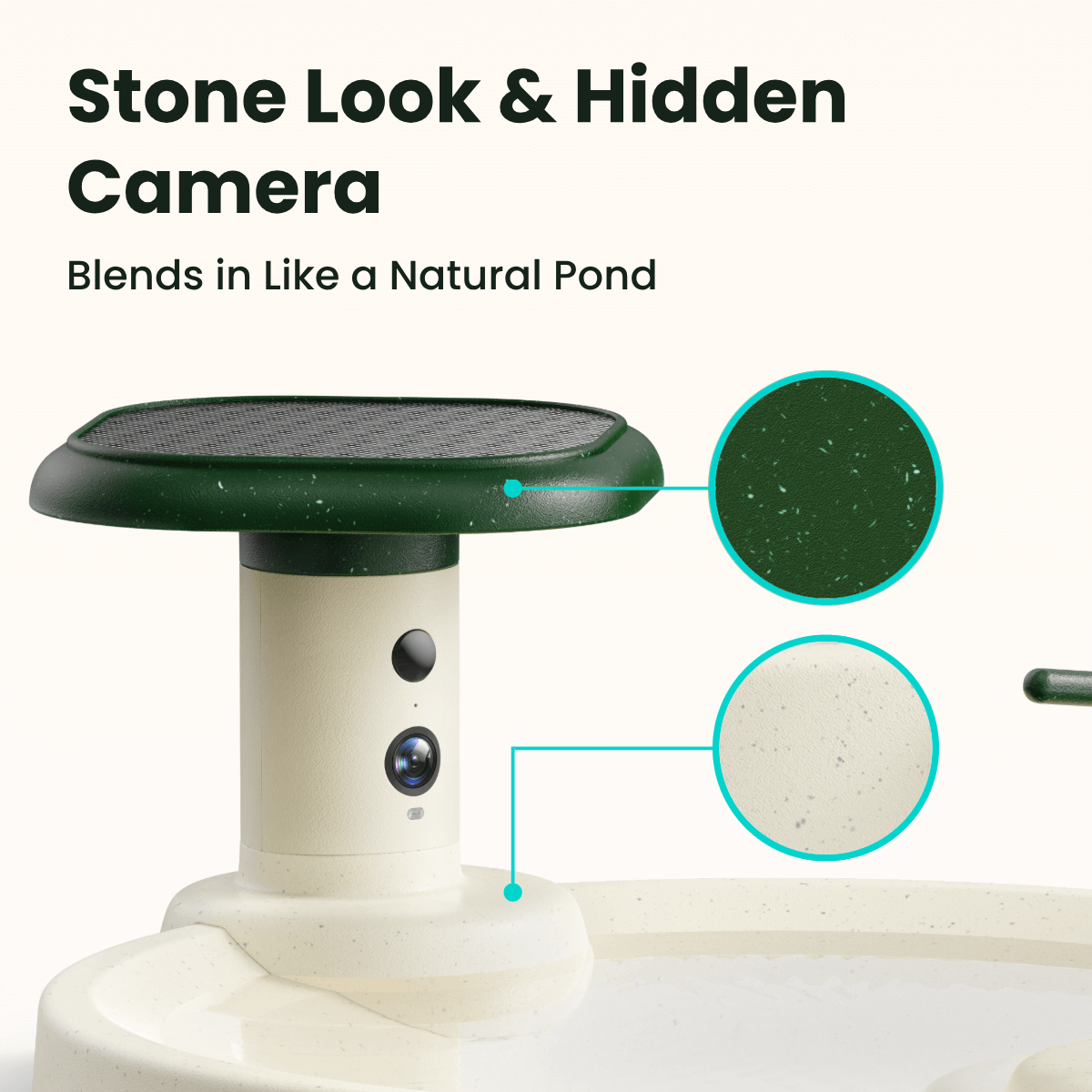 Birdfy Bath Jolly O - Solar-Powered Smart Birdbath