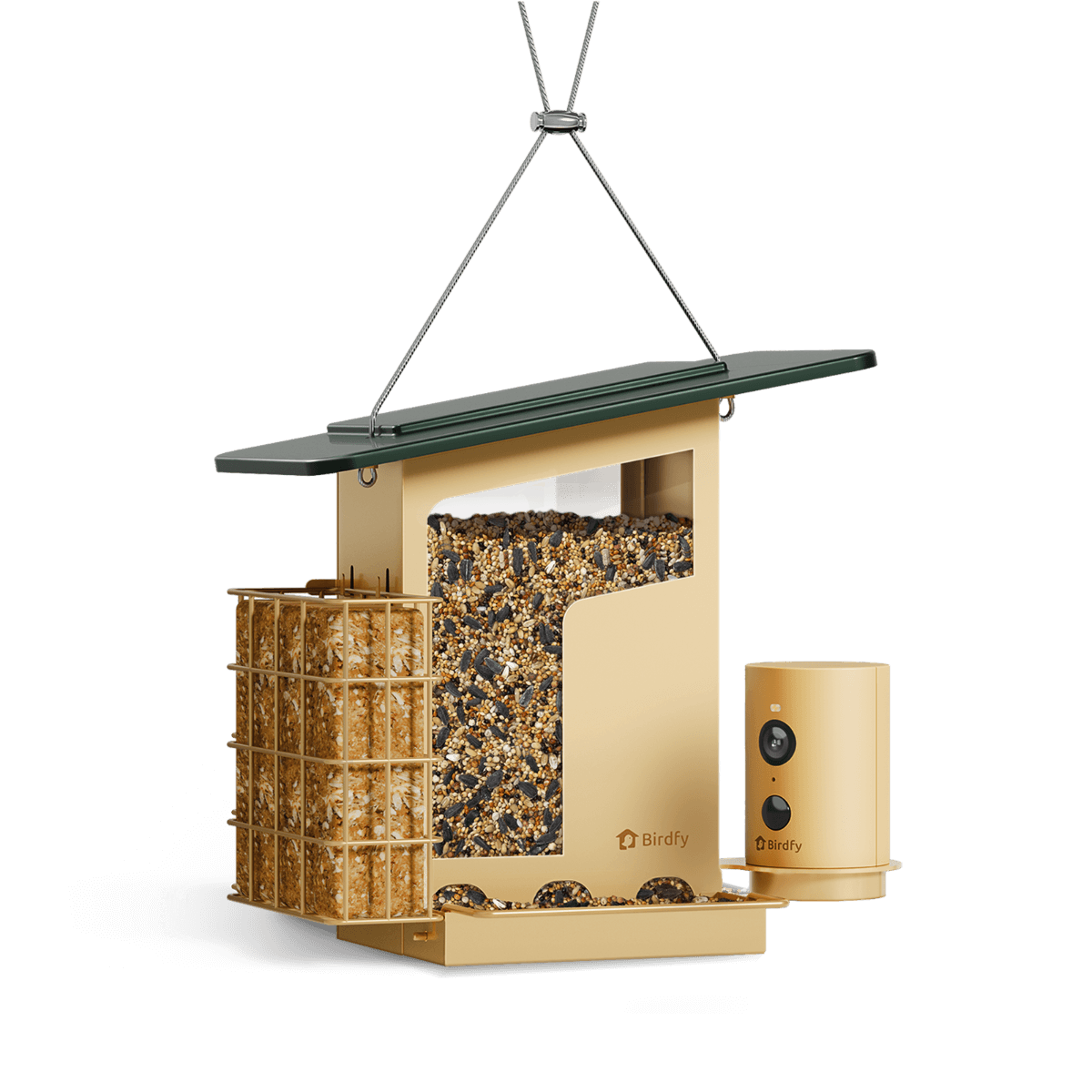 Birdfy Feeder Metal S - Smart Metal Feeder with Camera