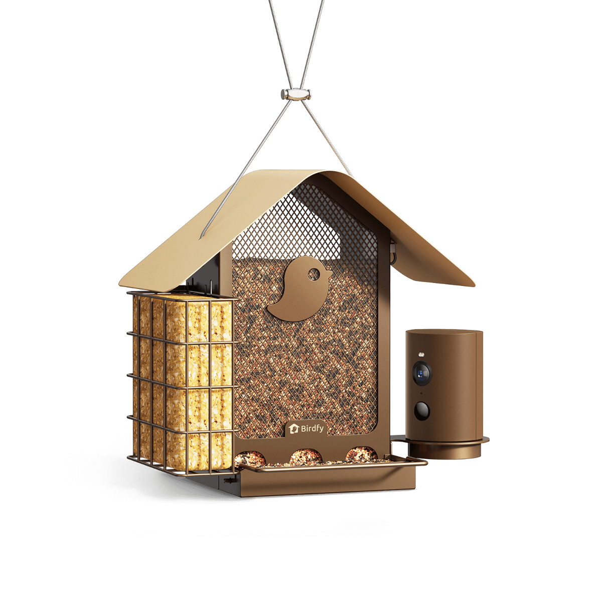 Birdfy Feeder Metal V - Smart Metal Feeder with Camera