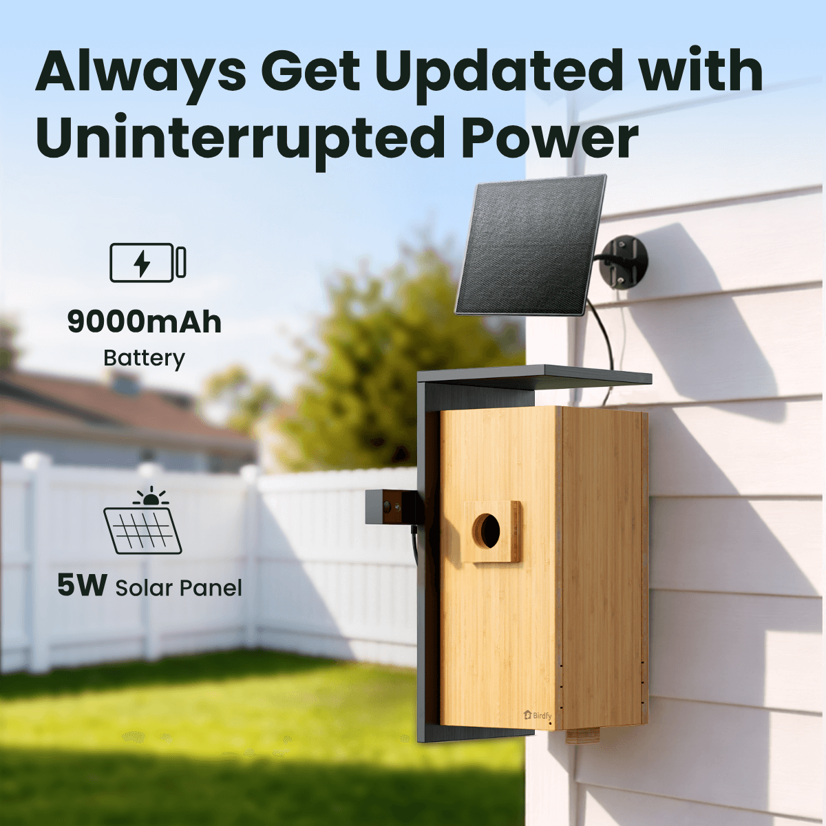 Birdfy Nest Duo - Smart Bird House with Dual Cameras