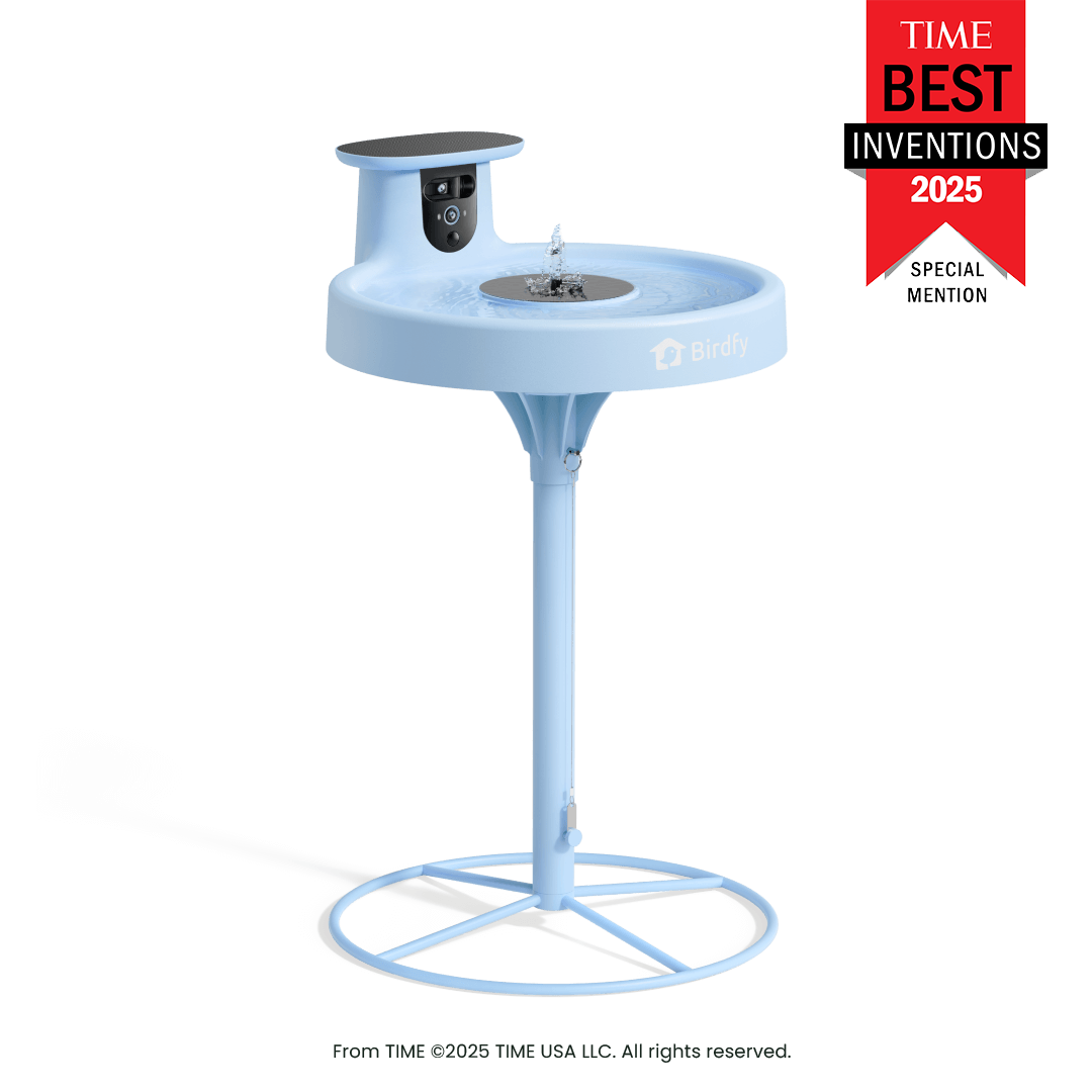 Birdfy Bath Pro with Stand - Solar-Powered Smart Birdbath with Fountain