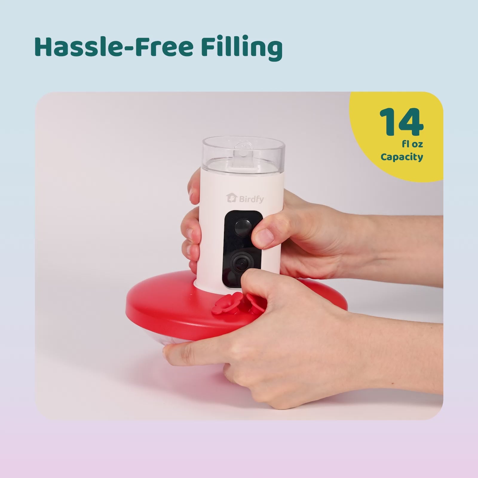 Birdfy Hum Feeder - Hummingbird Feeder with Camera