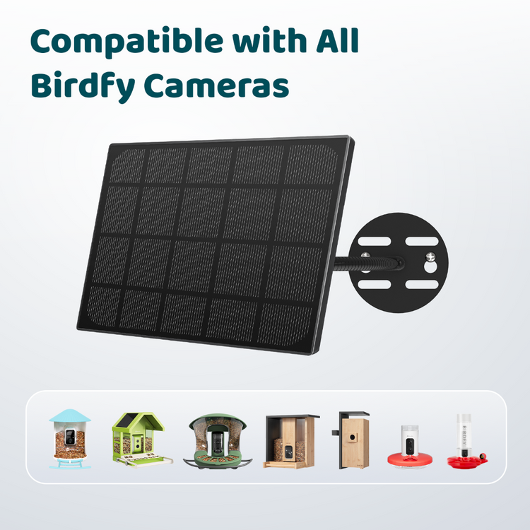 Birdfy Solar Panel (Type C) - Bird Feeder Camera Solar Panel
